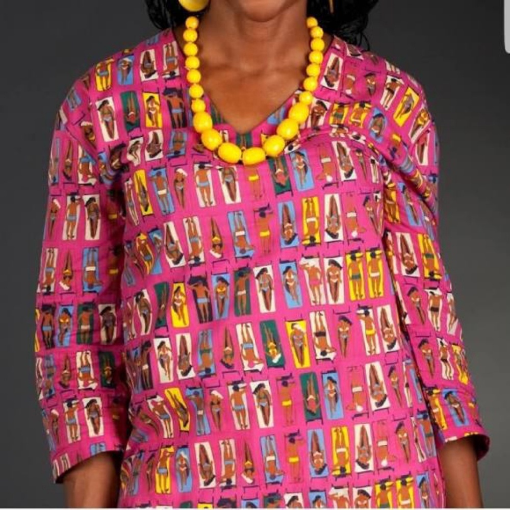 Tracey Negoshian Kaitlin 3/4 Tunic Top